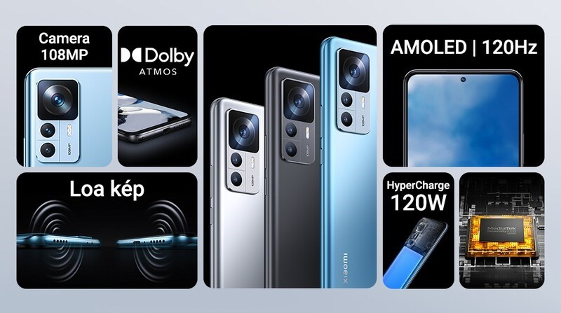 Điện thoại Xiaomi 12T 128GB 