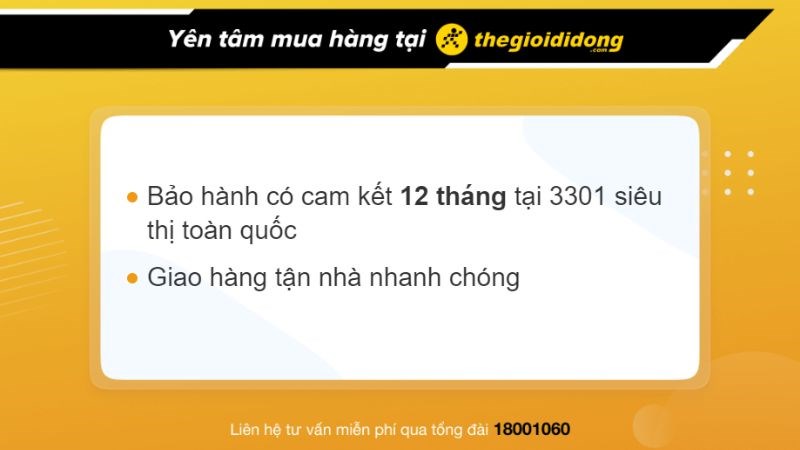 Chính sách bảo hành tại Thế Giới Di Động Chính sách bảo hành tại Thế Giới Di Động