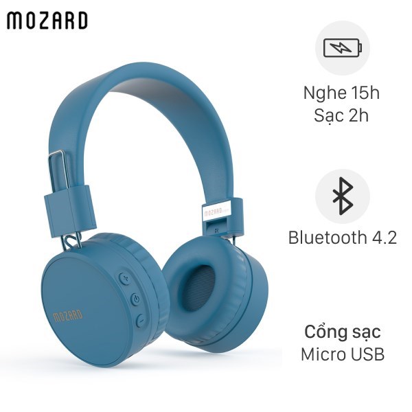 Tai nghe Bluetooth Mozard K8 Xanh