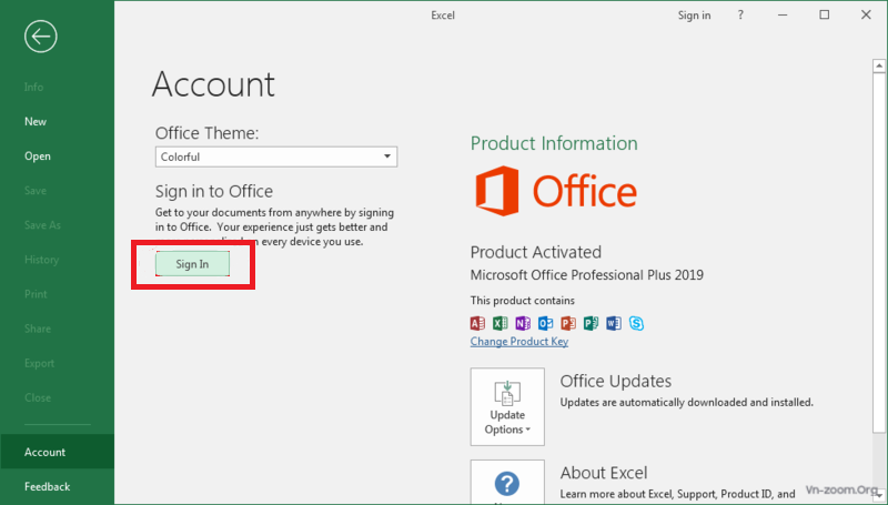 Mở bất kì ứng dụng Office nào như Word, Excel,... Mở bất kì ứng dụng Office nào như Word, Excel,...