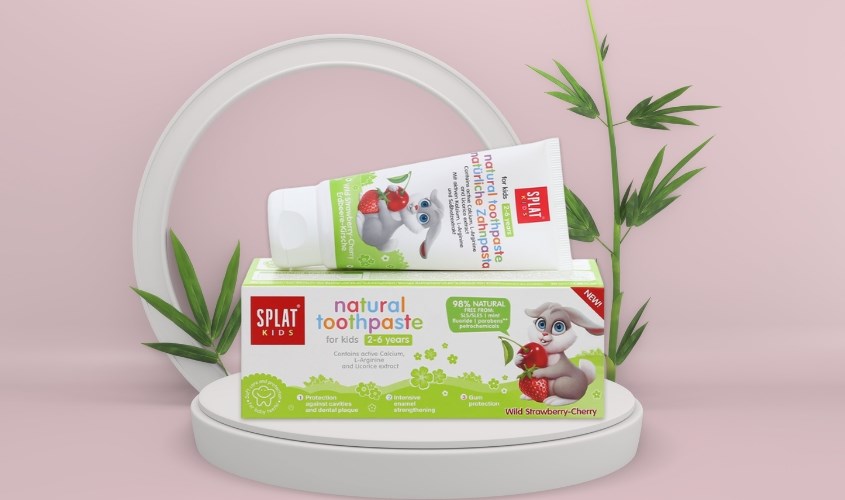 Kem đánh răng cho bé 2 - 6 tuổi Splat Kids hương dâu 50 ml