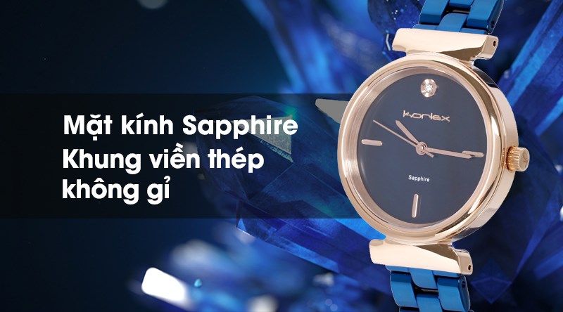 Mẫu đồng hồ Korlex nữ sở hữu thiết kế hoàn mỹ, cấu tạo tinh xảo Mẫu đồng hồ Korlex nữ sở hữu thiết kế hoàn mỹ, cấu tạo tinh xảo