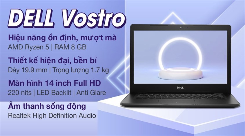 Laptop Dell Vostro 3405 R5 3500U/8GB/512GB