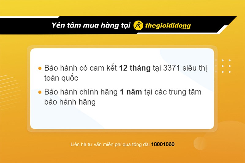 Yên tâm mua hàng tại thegioididong.com