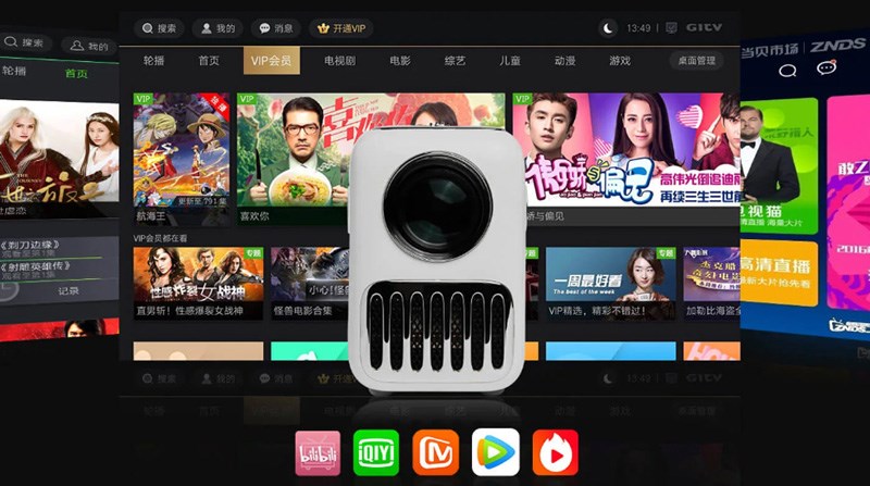 Máy chiếu trang bị hệ điều hành Android sẽ mang đến trải nghiệm tốt hơn