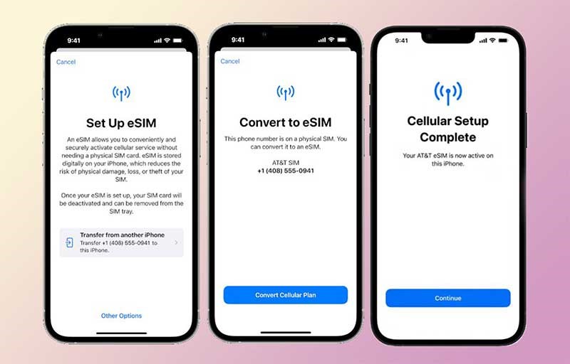 C&ocirc;ng nghệ eSIM dần thay thế SIM vật l&yacute; bởi những ưu điểm nổi bật