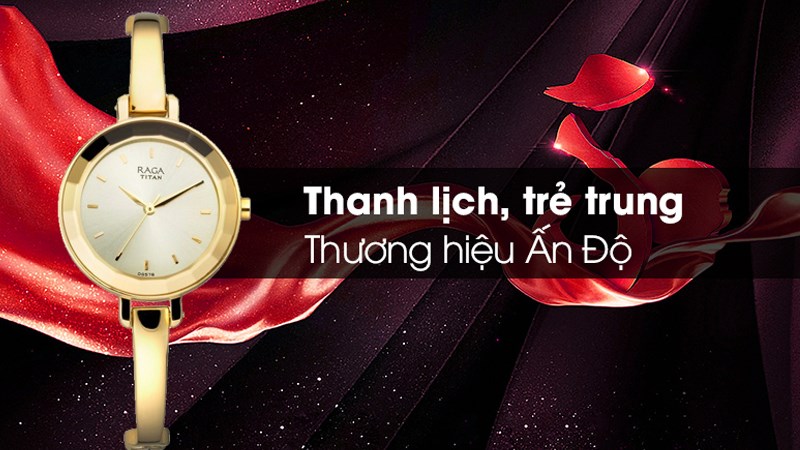 Mặt kính của chiếc đồng hồ nữ này có độ cứng khá Mặt kính của chiếc đồng hồ nữ này có độ cứng khá