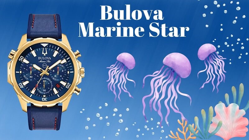 Bulova Marine Star Bulova Marine Star thiết kế đồng hồ lặn cao cấp