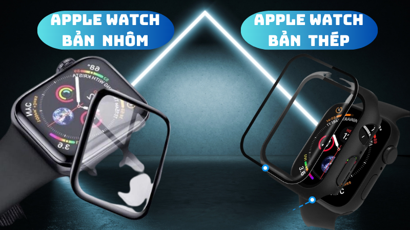Apple Watch bản nhôm có mặt kinh là chịu lực tốt hơn Apple Watch bản nhôm có mặt kinh là chịu lực tốt hơn