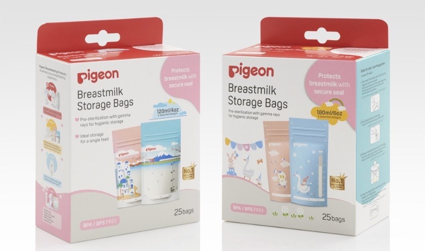 25 túi trữ sữa Pigeon 180 ml 25 túi trữ sữa Pigeon 180 ml
