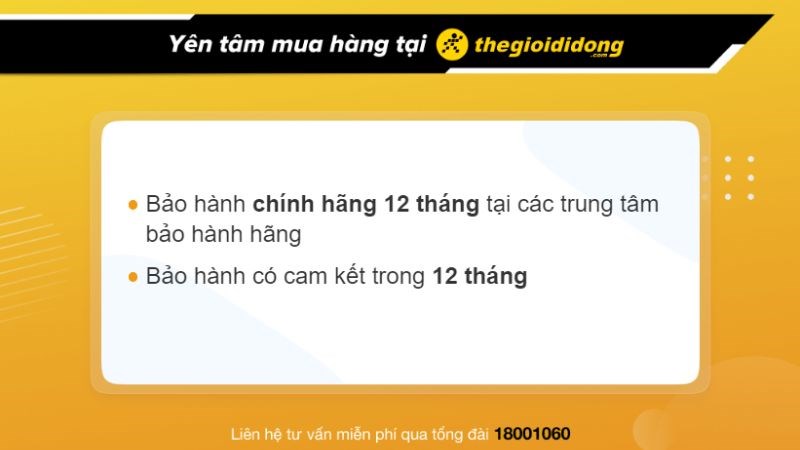 Chính sách bảo hành đồng hồ tại TGDĐ Chính sách bảo hành đồng hồ tại TGDĐ