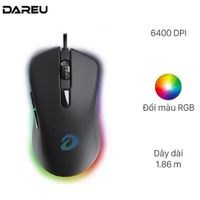 Chuột C&oacute; d&acirc;y DareU EM908 Đen
