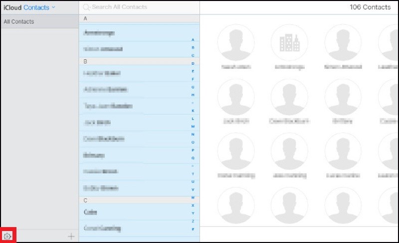 Chọn Cmd + A (hoặc Ctrl + A trên Windows) để chọn tất cả các liên hệ. Chọn Cmd + A (hoặc Ctrl + A trên Windows) để chọn tất cả các liên hệ.