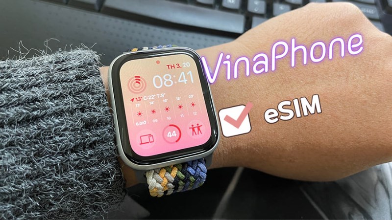 eSIM trên nhà mạng Vinaphone