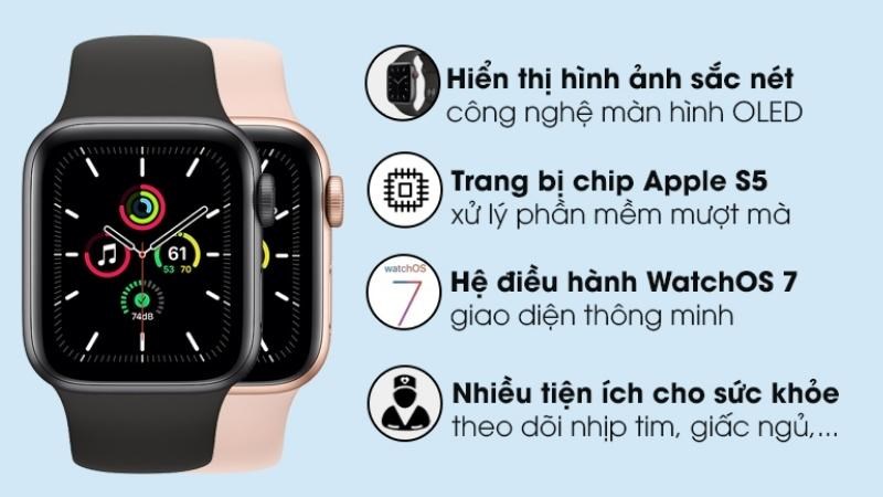 Apple Watch 40mm c&oacute; k&iacute;ch thước nhỏ gọn n&ecirc;n được nhiều chị em phụ nữ y&ecirc;u th&iacute;ch