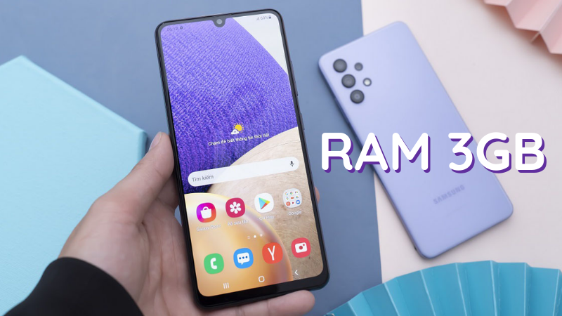 RAM 3GB ph&ugrave; hợp với y&ecirc;u cầu đa nhiệm thấp