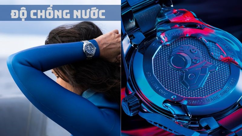 Chỉ số chống nước cao từ 10 - 20 ATM 