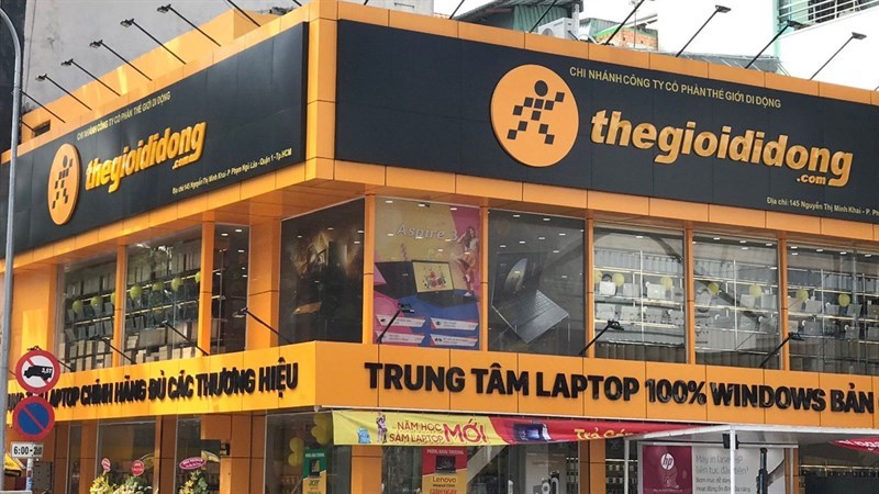 Cửa h&agrave;ng Thế Giới Di Động 