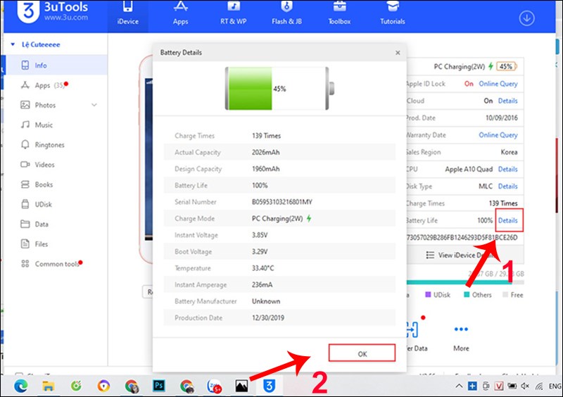 Chọn vào Chi tiết (Details) và bấm OK Chọn vào Chi tiết (Details) và bấm OK