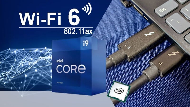 WiFi 6 v&agrave; Thunderbolt 4 gi&uacute;p kết nối nhanh chống tiện lợi  