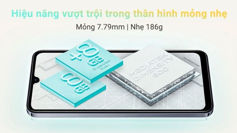Điện thoại Vivo V25 5G với khả năng vận h&agrave;nh mạnh mẽ