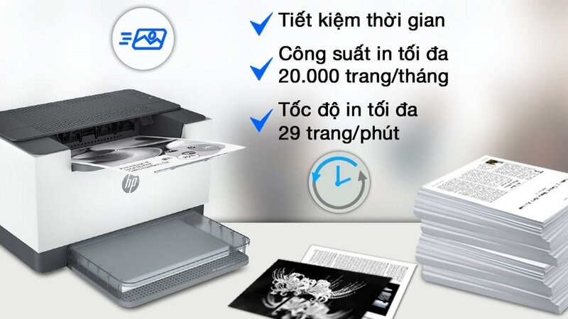 Tốc độ in nhanh, tiết kiệm thời gian tối đa