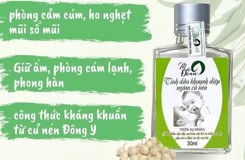 Tinh dầu khuynh diệp củ nén Mệ Đoan 30 ml