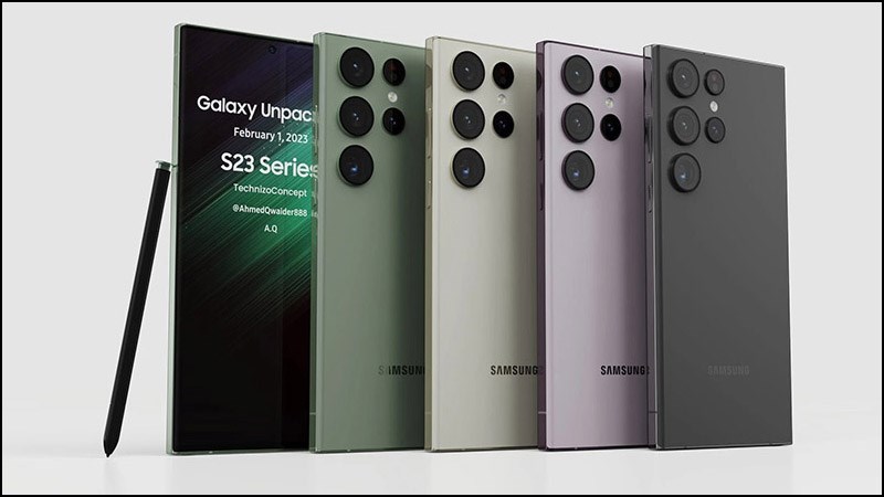 H&igrave;nh ảnh r&ograve; rỉ của Samsung Galaxy S23 Ultra 