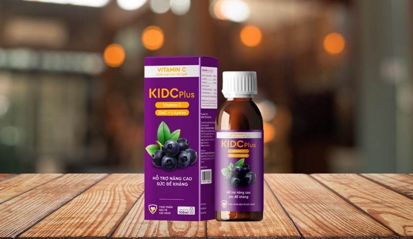 Siro Kentek KIDCPlus hỗ trợ nâng cao sức đề kháng 100 ml (từ 3 tuổi)