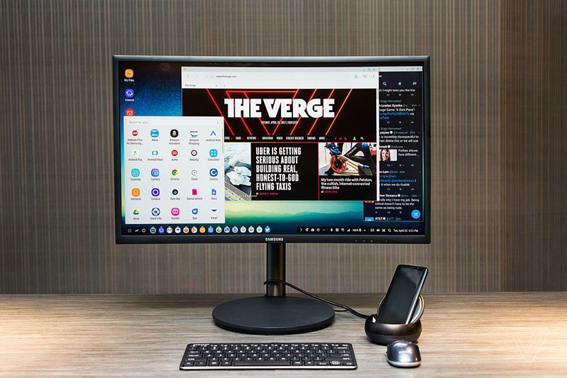 Điện thoại v&agrave; m&aacute;y t&iacute;nh bảng cao cấp d&ograve;ng Samsung Galaxy S sẽ hỗ trợ Samsung DeX
