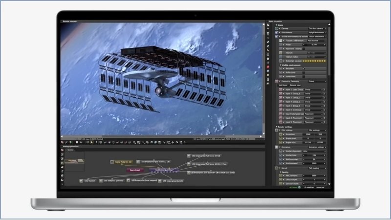 Hỗ trợ kết nối với 4 m&agrave;n h&igrave;nh cho MacBook Pro mới