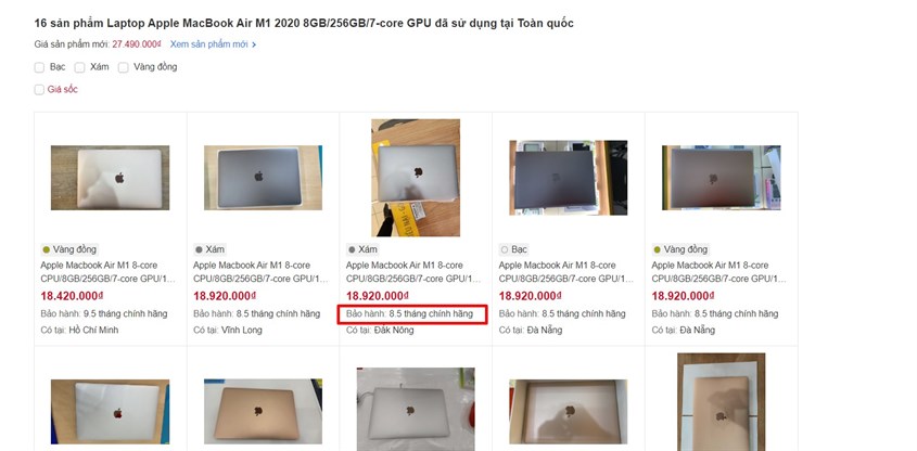 Ch&iacute;nh s&aacute;ch bảo h&agrave;nh m&aacute;y cũ tại Thế Giới Di Động