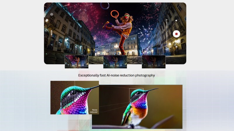 Camera 320MP sắc n&eacute;t v&agrave; khả năng giảm nhiễu AI cực nhanh