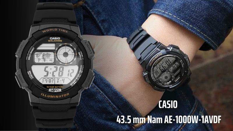 Khung viền v&agrave; d&acirc;y đeo được l&agrave;m từ nhựa c&oacute; trọng lượng nhẹ 