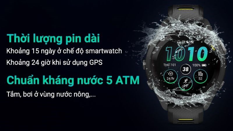 Thời lượng pin lên đến 15 ngày ở chế độ thông minh