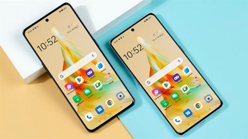 Hai d&ograve;ng điện thoại đều sử dụng nền AMOLED 6.4 inch 