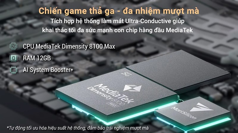 Chip xử l&yacute; trang bị cho chiếc điện thoại thuộc ph&acirc;n kh&uacute;c tầm trung