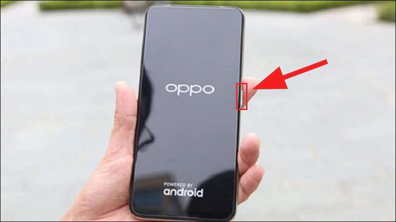 Nhấn v&agrave; giữ n&uacute;t nguồn