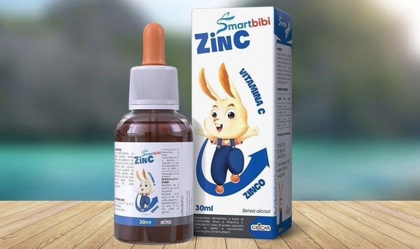 Siro Smartbibi ZinC bổ sung kẽm, vitamin C giúp tăng sức đề kháng 30 ml (từ 0 tháng)