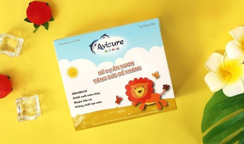 Siro Avisure ZinC hỗ trợ ăn ngon, tăng đề kháng 20 ống (từ 2 tuổi)