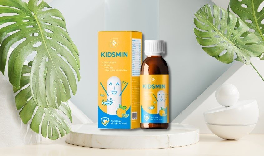 Siro Kentek Kidsmin giúp ăn ngon, hỗ trợ tiêu hóa 100 ml (từ 6 tháng)