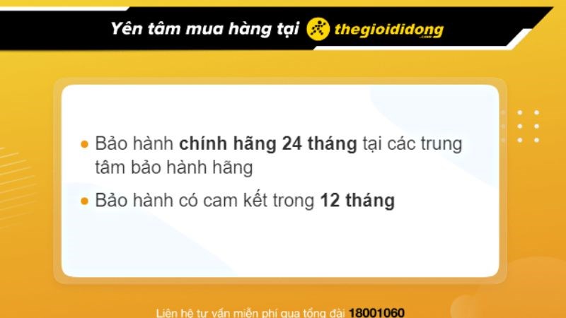 Ch&iacute;nh s&aacute;ch bảo h&agrave;nh đồng hồ tại TGDĐ