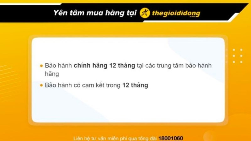 Ch&iacute;nh s&aacute;ch bảo h&agrave;nh tại Thế Giới Di Động