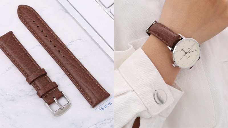 Dây da đồng hồ SR Watch có bề rộng 18mm Dây da đồng hồ SR Watch có bề rộng 18mm