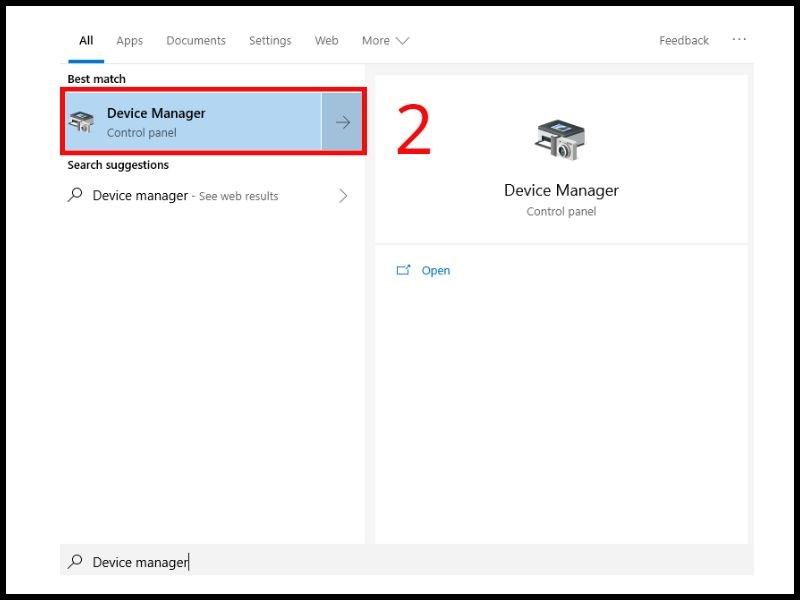 Tiếp tục nhấn chuột v&agrave;o mục Device Manger