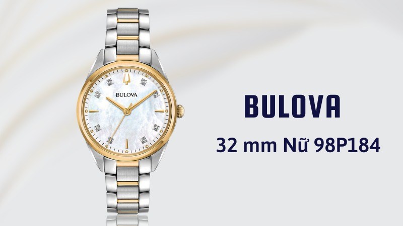 Đồng hồ BULOVA với thiết kế tinh tế, nữ tính, màu sắc sang trọng