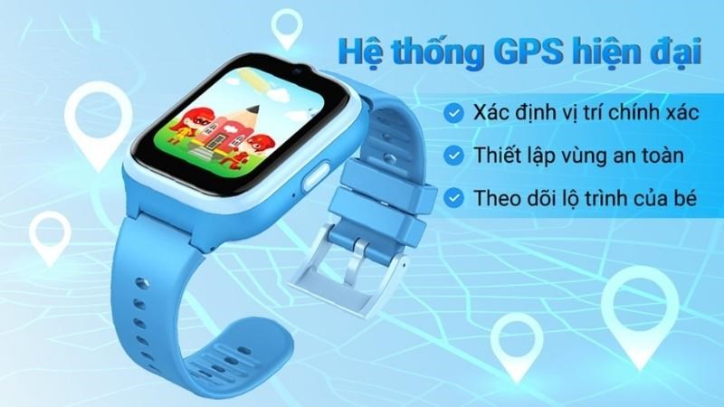 Đồng hồ Hero 20 sở hữu hệ thống GPS hiện đại v&agrave; t&iacute;nh năng SOS tiện dụng