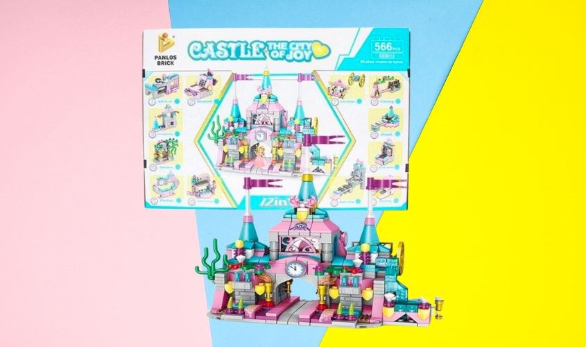 Bộ đồ chơi lắp ráp 12 trong 1 Panlos Brick 633012 (566 chi tiết)