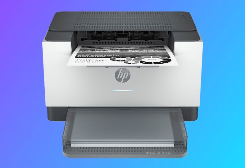 Máy in Laser trắng đen HP LaserJet M211dw/Wifi thiết kế màu sắc trắng - đen hiện đại