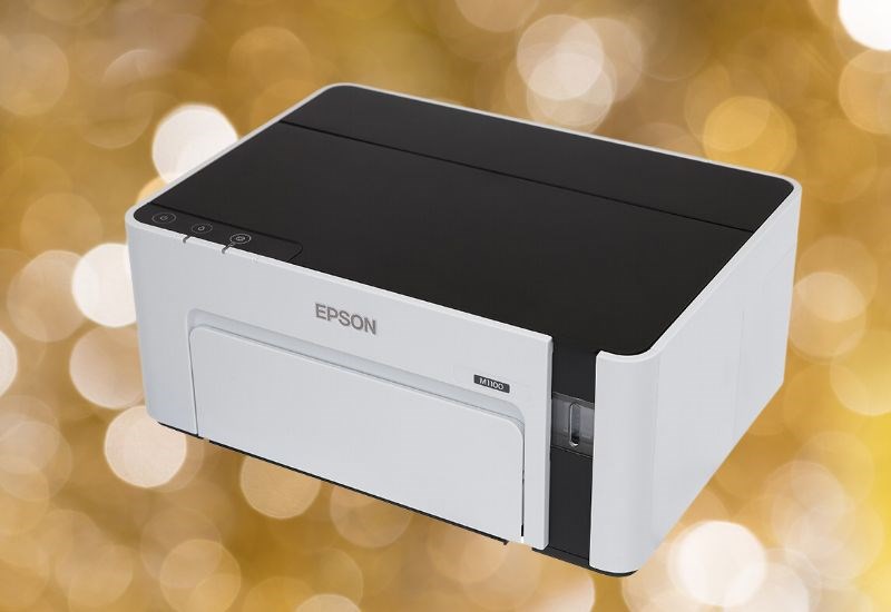 Máy in phun trắng đen Epson M1100 (C11CG95501) thiết kế đơn giản, sử dụng linh hoạt nhanh gọn